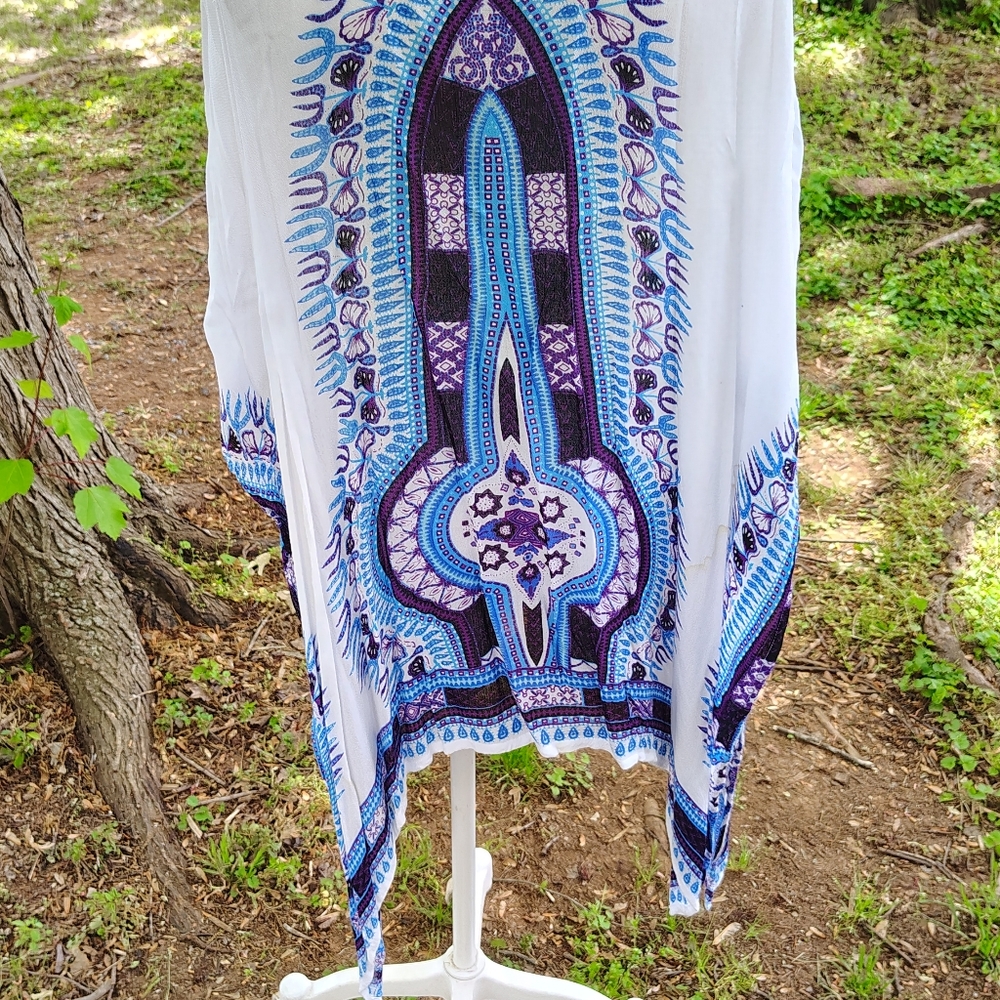 URBAN NOMAD SZ L BY NAVIN & NAKUL BATEING KAFTAN COVERUP